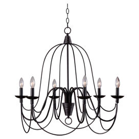 Iron Lace 6-Light Chandelier