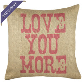 Love You More Pillow