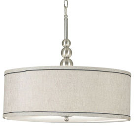 Clark Pendant in Brushed Steel