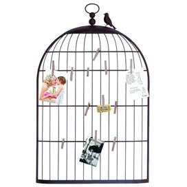 Birdcage Memo Holder