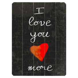 Love You More Wall Decor