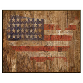 American Flag Framed Print