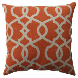 Nora Pillow in Tangerine