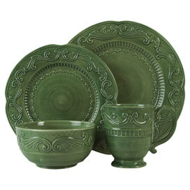 4 Piece Ricamo Dish Set