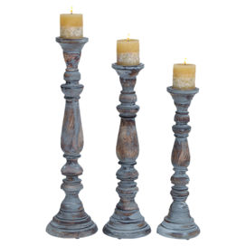 3-Piece Garonne Candleholder Set