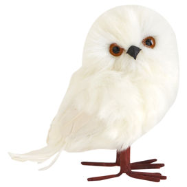 Feathery Owl Decor