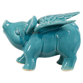 Flying Pig Statuette