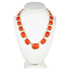 Anabel Necklace in Orange