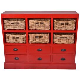 Nantucket Chest in Red