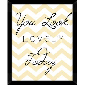 You Look Lovely Today Framed Giclee Print