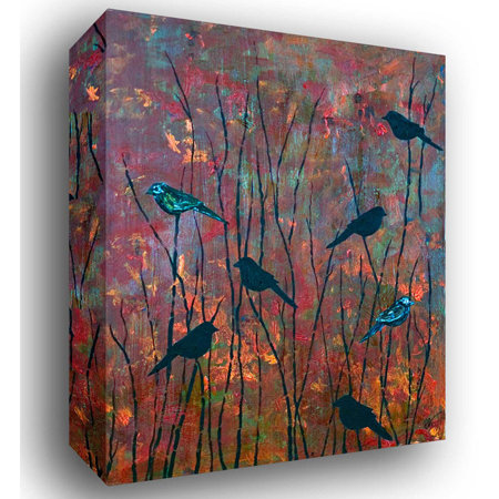 Botanical Birds Canvas Giclee Print - The Art Show on Joss & Main