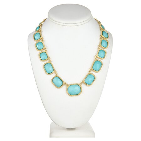 Anabel Necklace in Aqua
